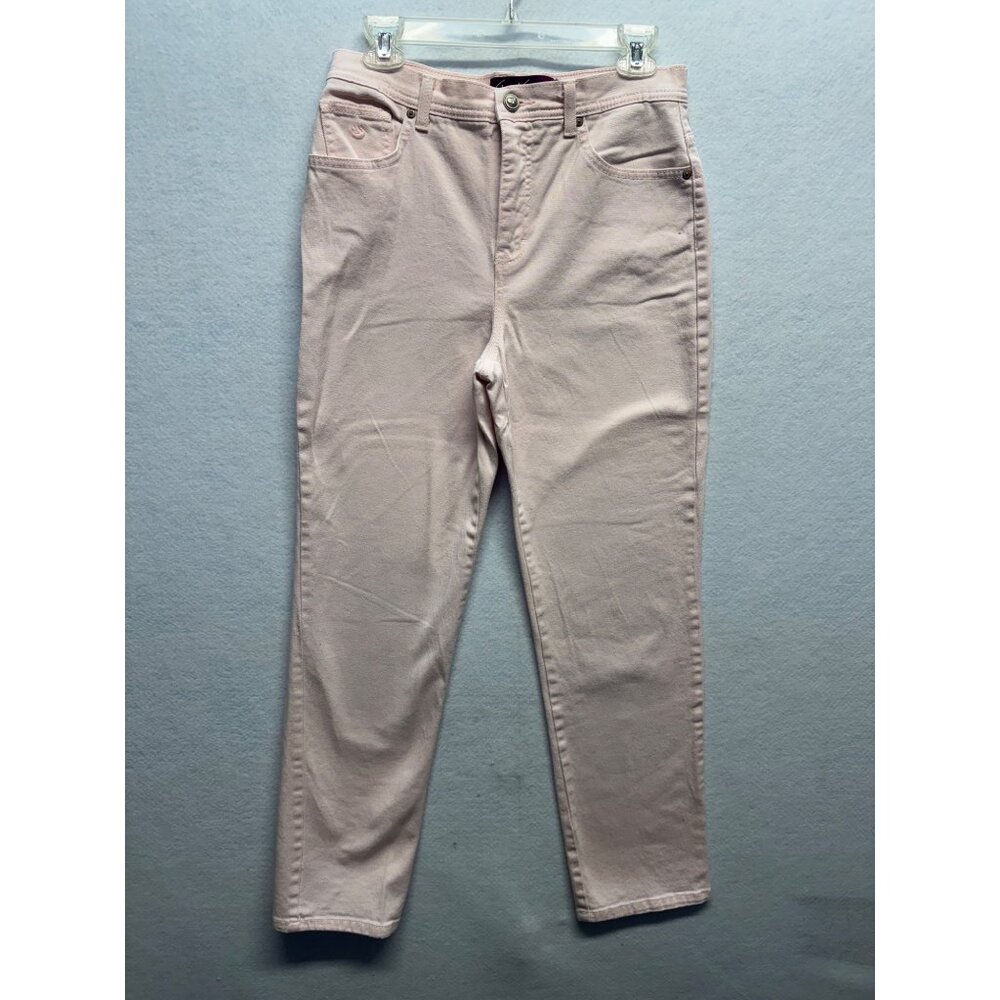 Gloria Vanderbilt Amanda Blush Pink Womens Jeans Size 8 Cotton/Spandex